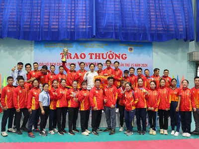 TP.HCM nhất toàn đoàn giải Vovinam các đội mạnh toàn quốc 