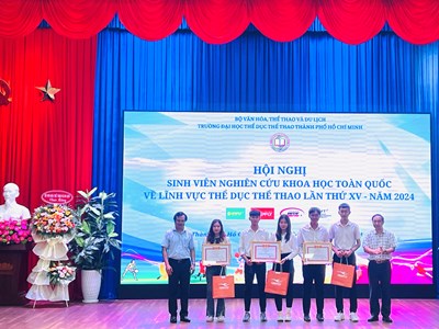 Hội nghị sinh viên nghiên cứu khoa học toàn quốc về lĩnh vực TDTT 2024