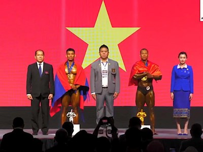 Thể hình Việt Nam nhất toàn đoàn giải Đông Nam Á