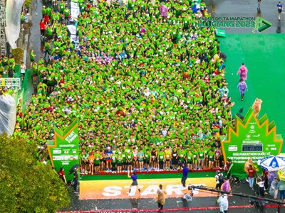 Khoảng 10.000 VĐV tham dự Giải Marathon quốc tế “Vietcombank Mekong Delta” tỉnh Hậu Giang 2024