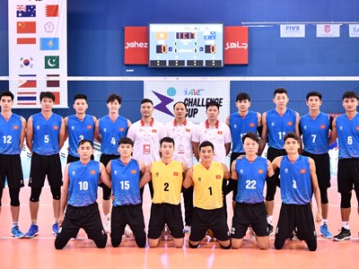 Tuyển bóng chuyền nam Việt Nam vào tứ kết AVC Challenge Cup 2024