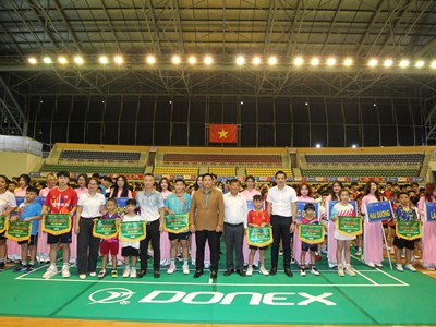 Khai mạc Giải cầu lông các nhóm tuổi thiếu niên quốc gia 2024