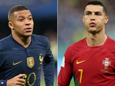 Mbappe ca ngợi Ronaldo trước trận đại chiến Pháp - Bồ Đào Nha