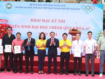 Trường ĐH TDTT TP.HCM khai mạc Kỳ thi tuyển sinh đại học chính quy khóa 47 năm 2024