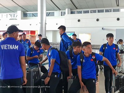 U19 Việt Nam lên đường sang Indonesia dự giải U19 Đông Nam Á 