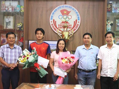 Nhi Yến, Mỹ Tiên được “tiếp sức” trước ngày lên đường dự Olympic Paris 2024