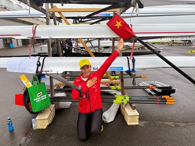 Phạm Thị Huệ vào tứ kết Rowing Olympic Paris 2024