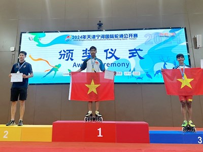 Việt Nam giành 4 HCV tại Giải Patin quốc tế Thiên Tân mở rộng 2024