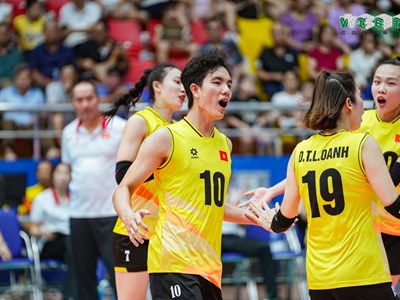 Tuyển bóng chuyền nữ Việt Nam thắng trận thứ hai, chờ “chung kết” với Thái Lan
