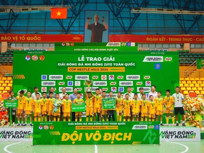 Xác định các danh hiệu tại Giải bóng đá Nhi đồng toàn quốc 2024