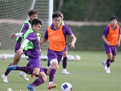 Đội tuyển U22 Việt Nam tập trung 35 cầu thủ