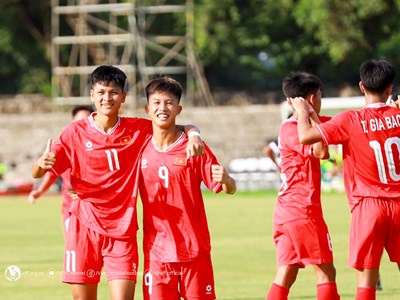 U16 Việt Nam thắng thuyết phục Uzbekistan tại giải quốc tế Trung Quốc