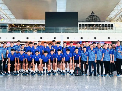 U22 Việt Nam lên đường dự giải giao hữu quốc tế tại Trung Quốc