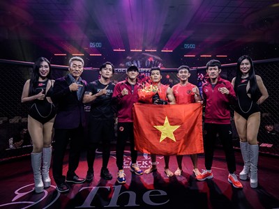 Lưu Đức Mạnh hạ đo ván võ sĩ Nhật Bản tại MMA AFC 33