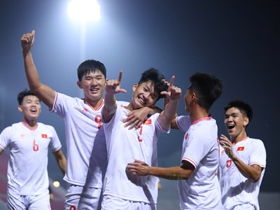 U20 Việt Nam thắng đậm trận ra quân vòng loại giải U20 châu Á 2025