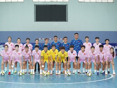 Tuyển Futsal nữ Việt Nam rơi vào bảng đấu dễ tại vòng loại châu Á