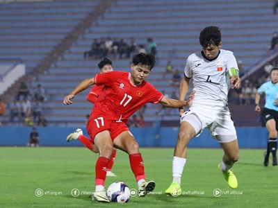 Phung phí cơ hội, U17 Việt Nam bị U17 Kyrgyzstan chia điểm