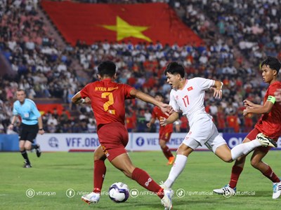  U17 Việt Nam giành chiến thắng đầu tiên tại Vòng loại U17 châu Á 2025