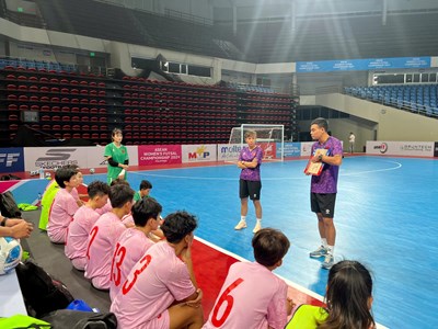 Tuyển Futsal nữ Việt Nam sẵn sàng cho những thử thách tại giải Đông Nam Á 