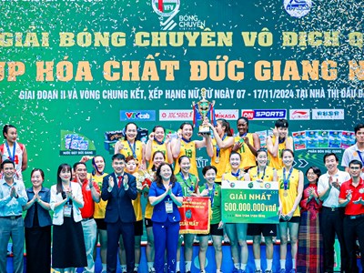 VTV Bình Điền Long An giành “ngôi hậu” Giải bóng chuyền VĐQG 2024
