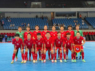 Tuyển Futsal nữ Việt Nam sớm vào chung kết giải Đông Nam Á