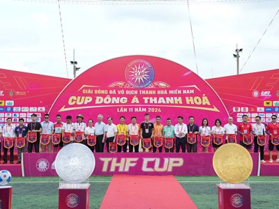 Khởi tranh Giải bóng đá Thanh Hoá miền Nam 2024