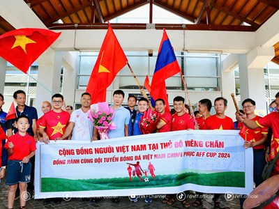 Tuyển Việt Nam đã sang Lào, chuẩn bị cho ASEAN Cup 2024