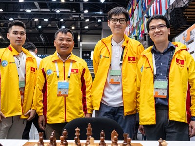 Ba kỳ thủ Việt Nam dự giải cờ nhanh, cờ chớp thế giới