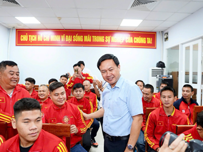 Thăm, chúc Tết lực lượng HLV, VĐV thể thao