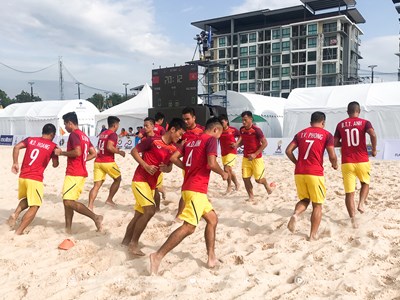 Đội tuyển bóng đá bãi biển Việt Nam tham dự giải châu Á