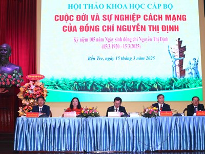 Tôn vinh và biết ơn những cống hiến to lớn của nữ tướng Nguyễn Thị Định