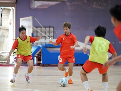 Đội tuyển Futsal nữ Việt Nam “rèn quân”, chuẩn bị cho vòng loại World Cup