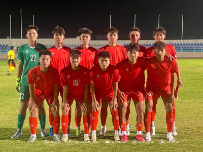 U17 Việt Nam toàn thắng trong chuyến tập huấn tại Oman