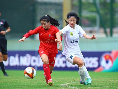 Xác định 2 trận bán kết Giải bóng đá nữ Cúp quốc gia 2025