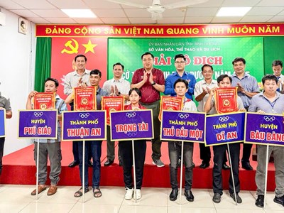 Bình Dương tổ chức nhiều hoạt động TDTT chào mừng các ngày lễ lớn 