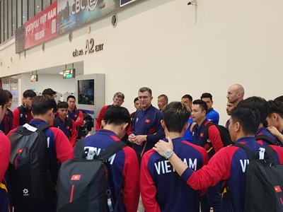 U17 Việt Nam về nước sau hành trình tại giải châu Á