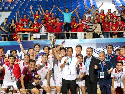 U23 Việt Nam thi đấu giải U23 Đông Nam Á ở Indonesia