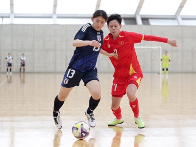 Đội tuyển Futsal nữ Việt Nam tích luỹ thêm kinh nghiệm sau trận đấu với Nhật Bản 