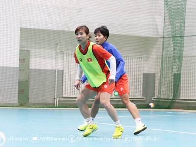 Đội tuyển Futsal nữ Việt Nam tích cực chuẩn bị cho vòng loại World Cup
