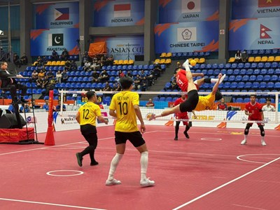 Cầu mây Việt Nam giành 2 HCĐ Cúp châu Á