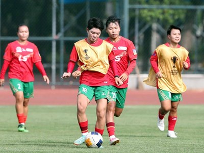 CLB nữ TP.HCM sẵn sàng cho trận bán kết “Cúp C1 châu Á”