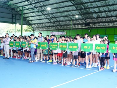 Bình Dương: Khởi tranh Giải quần vợt vô địch Thanh thiếu niên Quốc gia 2025 