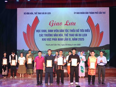 Chương trình Giao lưu học sinh, sinh viên dân tộc thiểu số tiêu biểu các trường VHTTDL khu vực phía Nam 2025