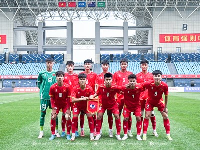 U16 Việt Nam cầm hoà chủ nhà U16 Trung Quốc dù bị dẫn trước 2 bàn