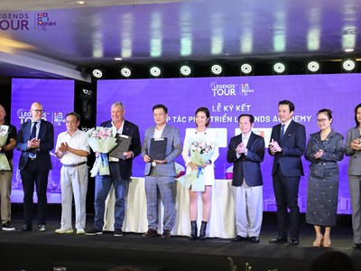 60 huyền thoại golf thế giới tranh tài tại Vietnam Legends Championship 2025