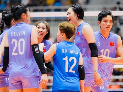 Thắng Kazakhstan, đội tuyển bóng chuyền nữ Việt Nam vào chung kết giải châu Á 