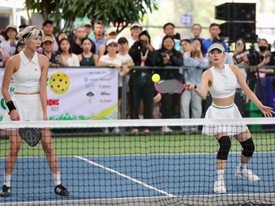 Sôi động Giải Pickleball Báo Người Lao Động lần 1-2025