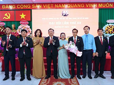 Trường Đại học TDTT TP.HCM tổ chức thành công Đại hội Đảng bộ nhiệm kỳ 2025–2030