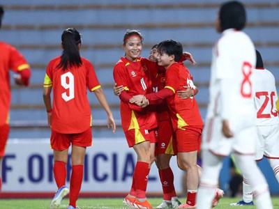 Đội tuyển nữ Việt Nam tiến gần đến VCK Asian Cup 2026