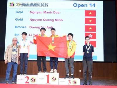 Cờ vua Việt Nam thi đấu giải trẻ Đông Nam Á